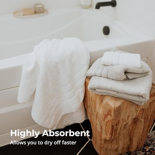 Oversized Bamboo Viscose Bath Sheet - 40" x 70" Plush Quick Dry Towel