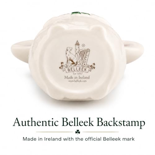 Belleek Not a Creature Stirring Christmas Mouse Ornament, 3.3in China - Whimsical Woodland Series