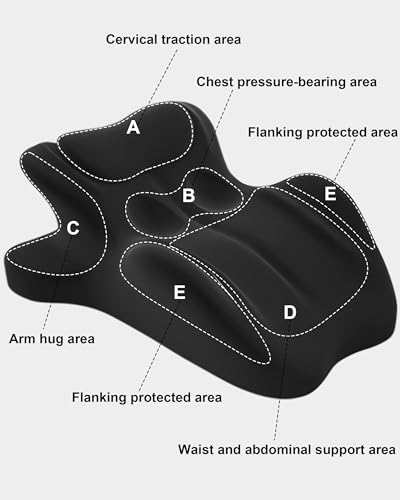 Ergonomic Memory Foam Couples Pillow - 27° Wedge for Support