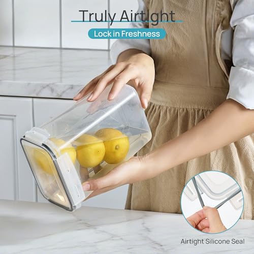 24-Piece Airtight Food Storage Containers Set with Lids & Labels