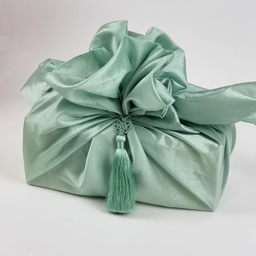Mini Silk Knot Norigae Set - 2 Pack Traditional Korean Tassel Bag Charms