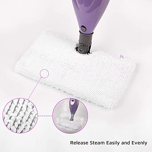 Flammi 4-Pack Steam Mop Replacement Pads for Shark Pocket Mops