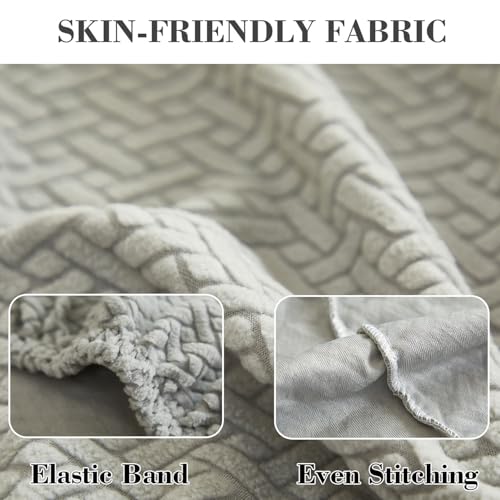 Universal Stretch Couch Cushion Cover - Pet Friendly Washable Sofa Slipcover