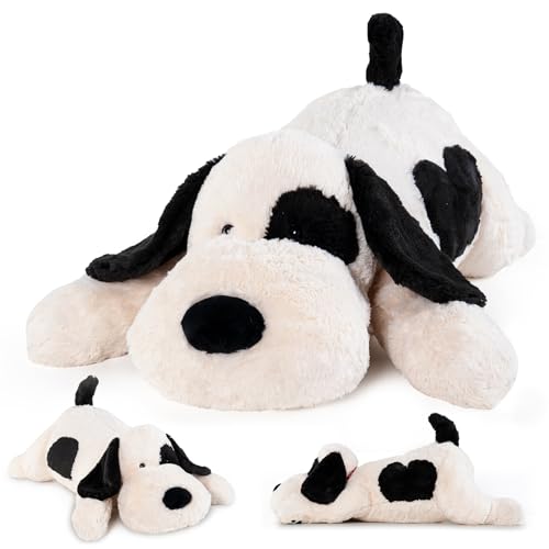 Weighted Stuffed Dog Plush Pillow - 22 Inch, 4.5lbs Soft Sensory Toy