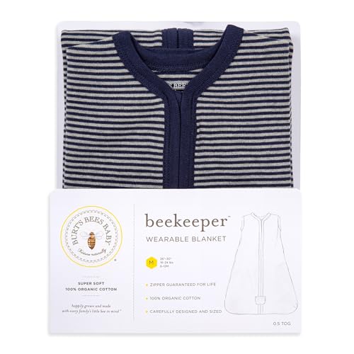 Burt's Bees Baby Organic Cotton Wearable Blanket - Beekeeper Sleep Sack