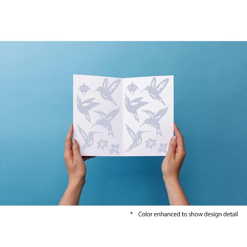 Hummingbird Anti-Collision Decals - UV-Reflective Window Clings (4 Pack)