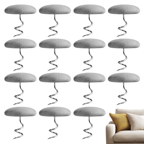 15Pcs Upholstery Twist Pins for Sofa Covers & Bed Skirts
