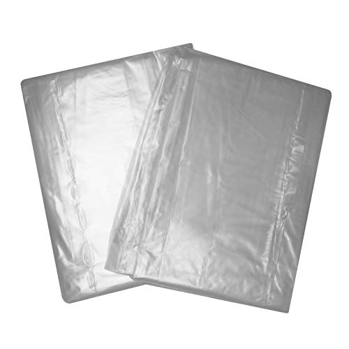 Heavy Duty Clear King Mattress Covers - 2 Pack, 76 x 15 x 104 inch