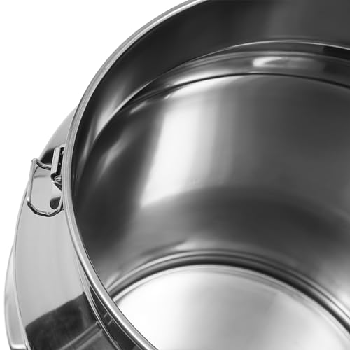 76L Stainless Steel Milk Can - Heavy Duty Liquid Storage Tank, No Spout