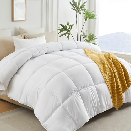 L LOVSOUL King Duvet Insert - All Season Down Alternative Comforter (106x90")