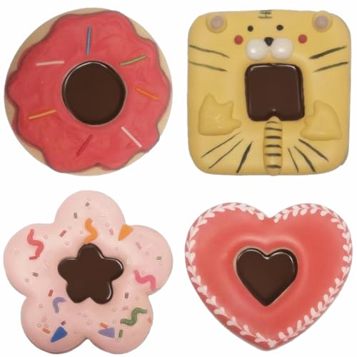Stainless Steel Cookie Cutter Set 4 Pieces - Linzer, Heart, Flower, Square