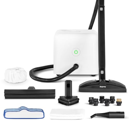 Dupray Neat Steam Cleaner for Home - Multipurpose Chemical-Free Steamer with 17 Accessories