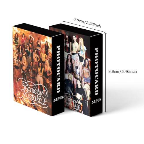 55 Pcs Iconic Lomo Photocard Set for Photo Albums and Decor
