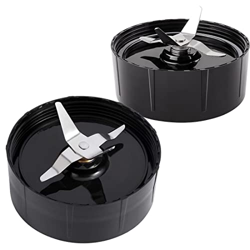 2-Pack Stainless Steel Cross Blade Replacement for Personal Blenders