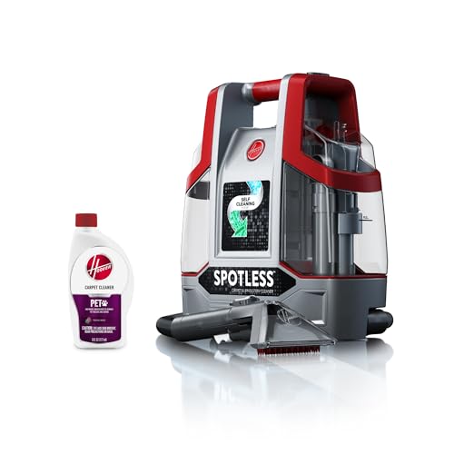 Portable Carpet and Upholstery Spot Cleaner Machine with Self-Cleaning