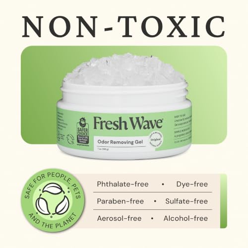 Fresh Wave Odor Eliminator Gel 3-Pack, 7 oz Each - Natural Air Freshener for Home & Car