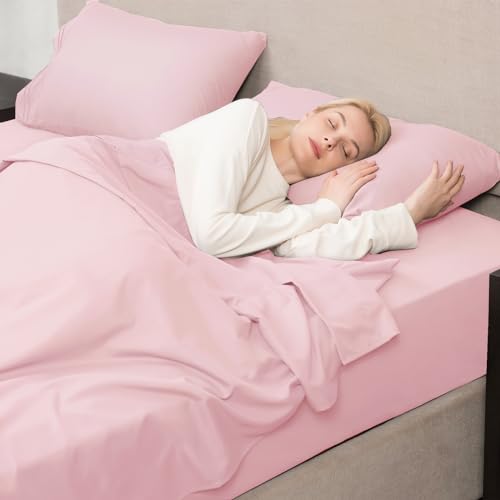 Mejoroom Queen Bed Sheet Set - 4 Piece Soft Microfiber Deep Pocket Sheets