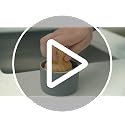 Ergonomic Palm Dish Scrub Brush for Nonstick Cookware & Cast Iron