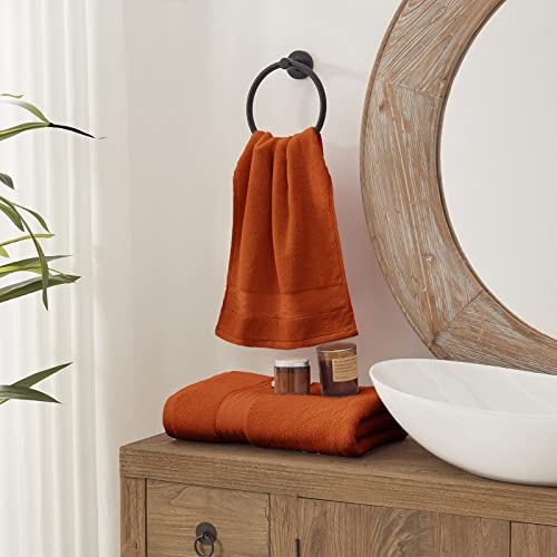 COZYART 100% Turkish Cotton 6-Piece Bath Towel Set - 650GSM Plush Towels