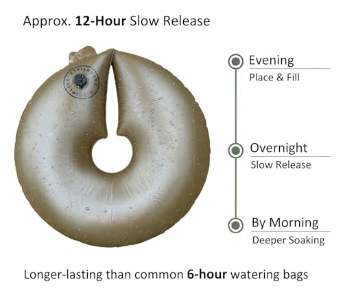 15 Gallon Slow Release Tree Watering Bag Ring (2 Pack) - 3 Outlets