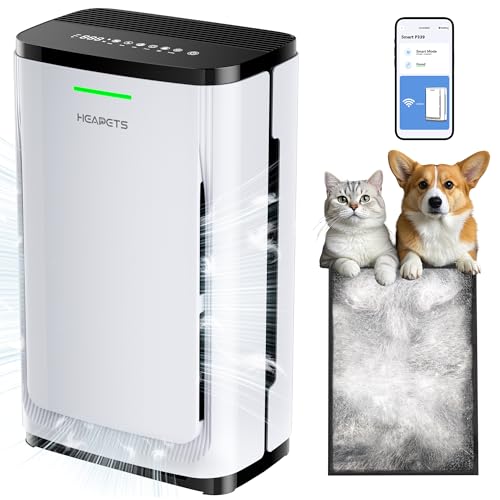 Pet Air Purifier for Large Rooms with H13 HEPA Filter and App