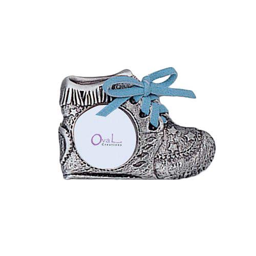 GiftsOGifts Mini Boy Shoe Picture Frame, 1" x 1"