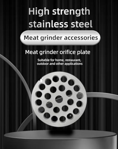 #12 Stainless Steel Meat Grinder Plate Disc - 2.75-Inch Replacement Blade