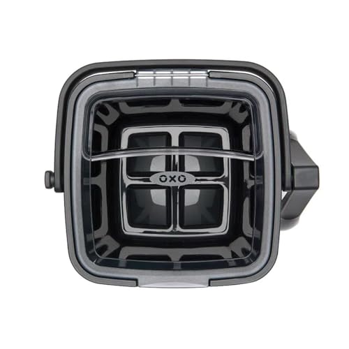 OXO Good Grips Double Wall Ice Bucket with Tongs & Garnish Tray – Pack of 1