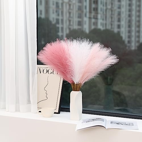 30pcs 24-Inch Artificial Faux Pampas Grass Set for Home Decor