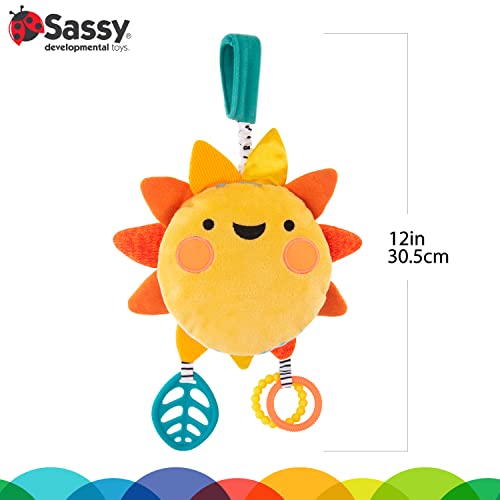 Musical Sunshine Activity Mirror with Teether and Sensory Textures