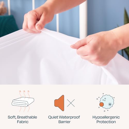 Linenspa 360 Zippered Waterproof Mattress Protector Encasement, Twin XL