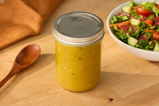 16 oz Wide Mouth Glass Mason Jars with Lids and Bands (Pack of 3)