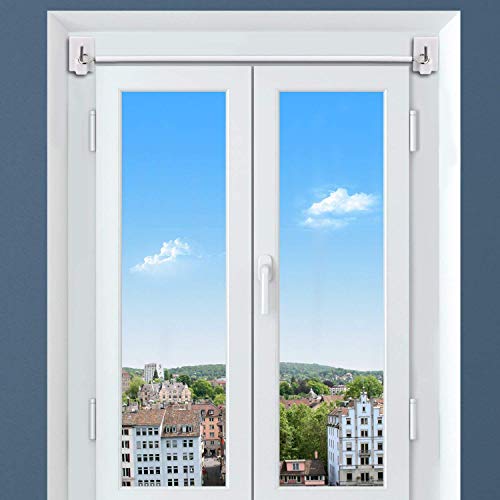6-Meter Curtain Wire with Adhesive Hooks and Eyes Kit for Net Curtains