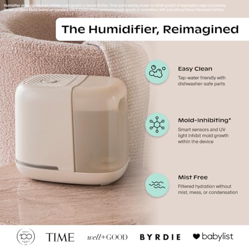 Bedside Humidifier 2.5L with Reading Light, White Noise & Aroma