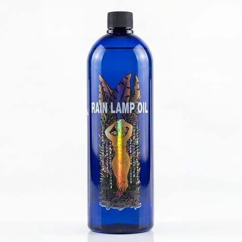Premium Rain Lamp Oil - 32 oz Clear & Odorless Drakeol 35 Mineral Oil