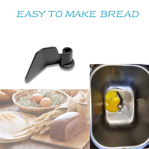 Universal Bread Maker Kneading Paddle Replacement, Non-Stick D-Shaped, 2-Pack