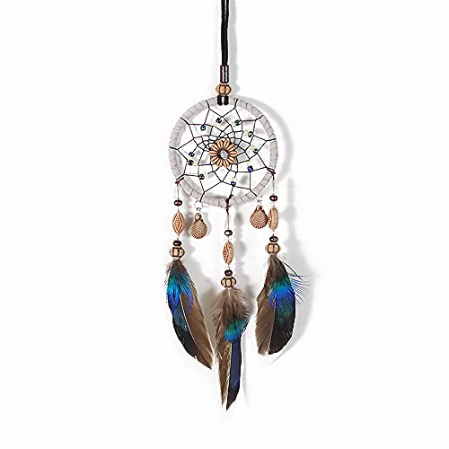Handmade Bohemian Dream Catcher Rearview Mirror Hanging Car Ornament