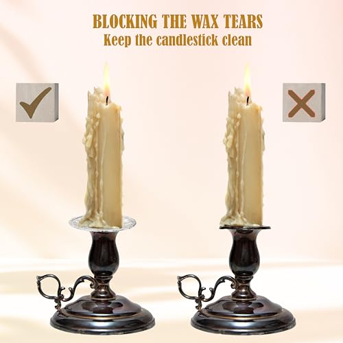 Extra Heavy Disposable Candle Holders - 100 Pack Aluminum Drip Cups