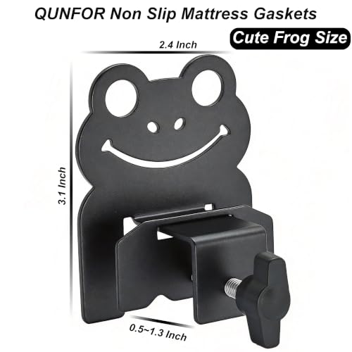 Adjustable Mattress Stopper Set (6 Pack) - Non-Slip Bed Frame Holder