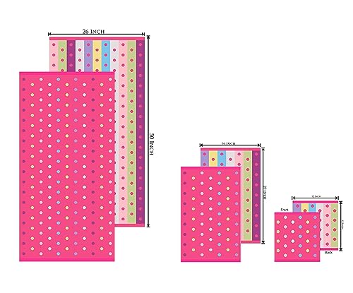 ORIGINAL KIDS 6-Piece 100% Cotton Towel Set - Soft Kids Bathroom Towels