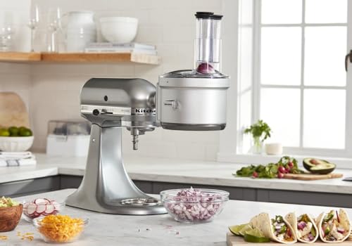 KitchenAid Food Processor Attachment with Commercial Dicing Kit - Food Processor with Dicing Disc