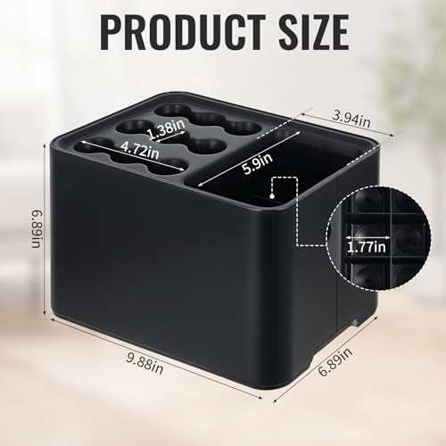 Compact Umbrella Stand with Drip Tray - Space-Saving Indoor Storage Rack
