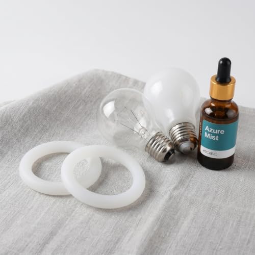 2pcs Silicone Light Bulb Aroma Diffuser Ring for Home Fragrance