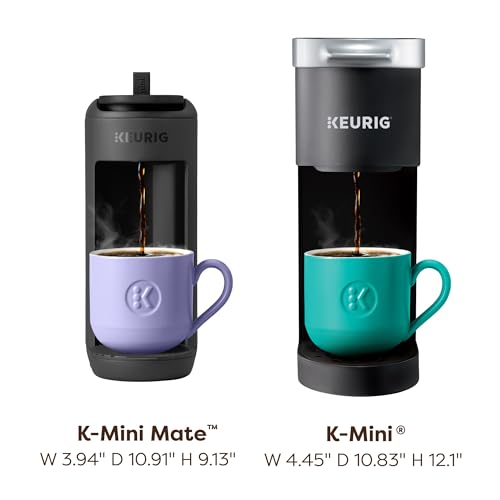 Compact Single Serve Pod Coffee Maker - 12 oz Brew Capacity, Black