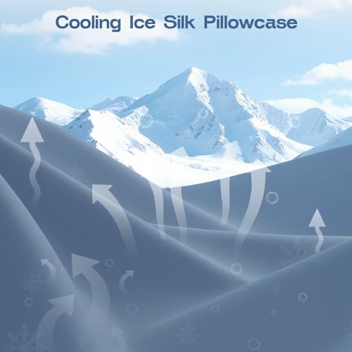 Cooling Knee Pillow for Side Sleepers - Memory Foam Support
