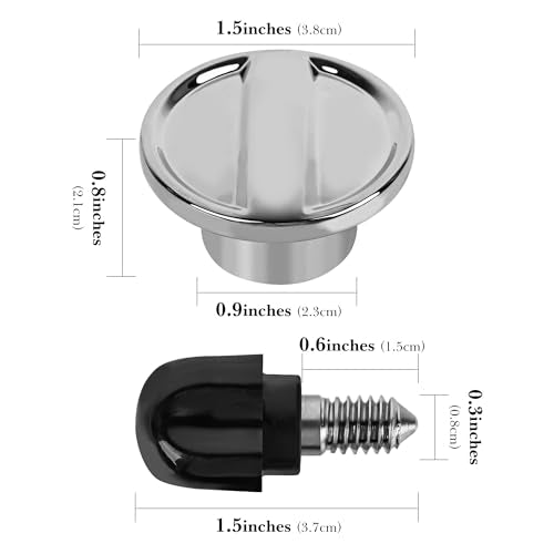 Zinc Alloy Mixer Hub Attachment Cap and Fixing Screw for Stand Mixers