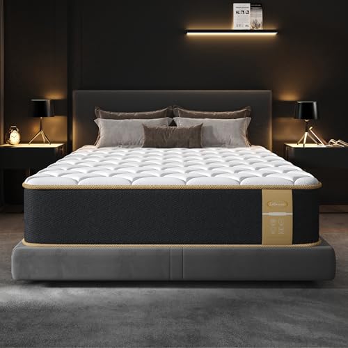 8-Inch Full Size Hybrid Mattress with Cooling Gel Memory Foam and Pocket Springs