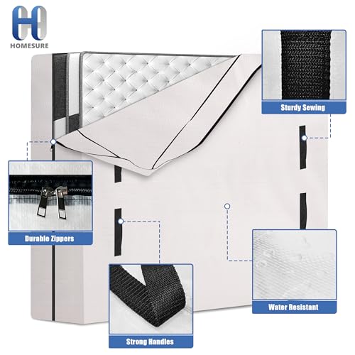 Heavy-Duty Mattress Bag for Moving & Storage - Queen Size