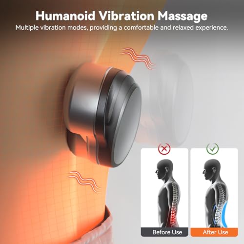 3-in-1 Lumbar Support Pillow with Heat & Vibration Massage
