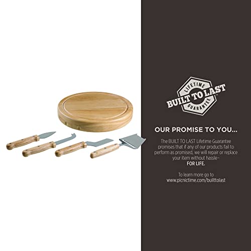 Toscana - A Picnic Time Brand Circo Cutting Board & Tools Set Cheese Boards, One Size, Rubberwood